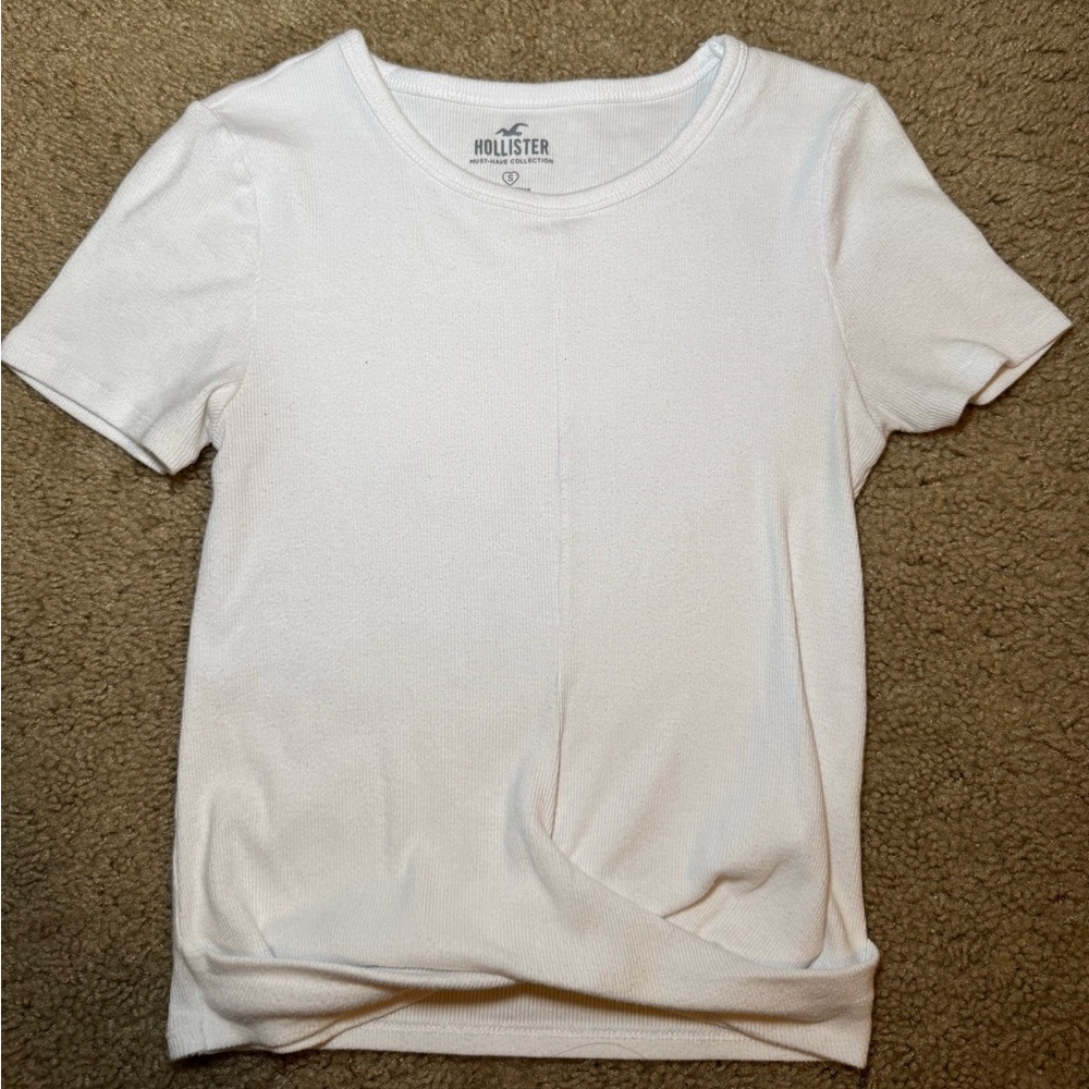 Hollister White T-Shirt